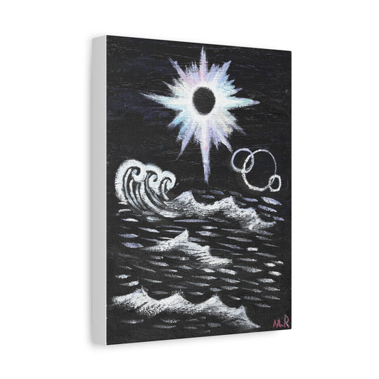 Black Moon - Seascape Canvas