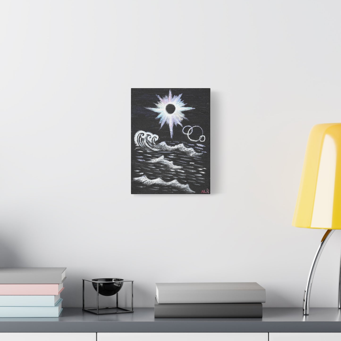 Black Moon - Seascape Canvas