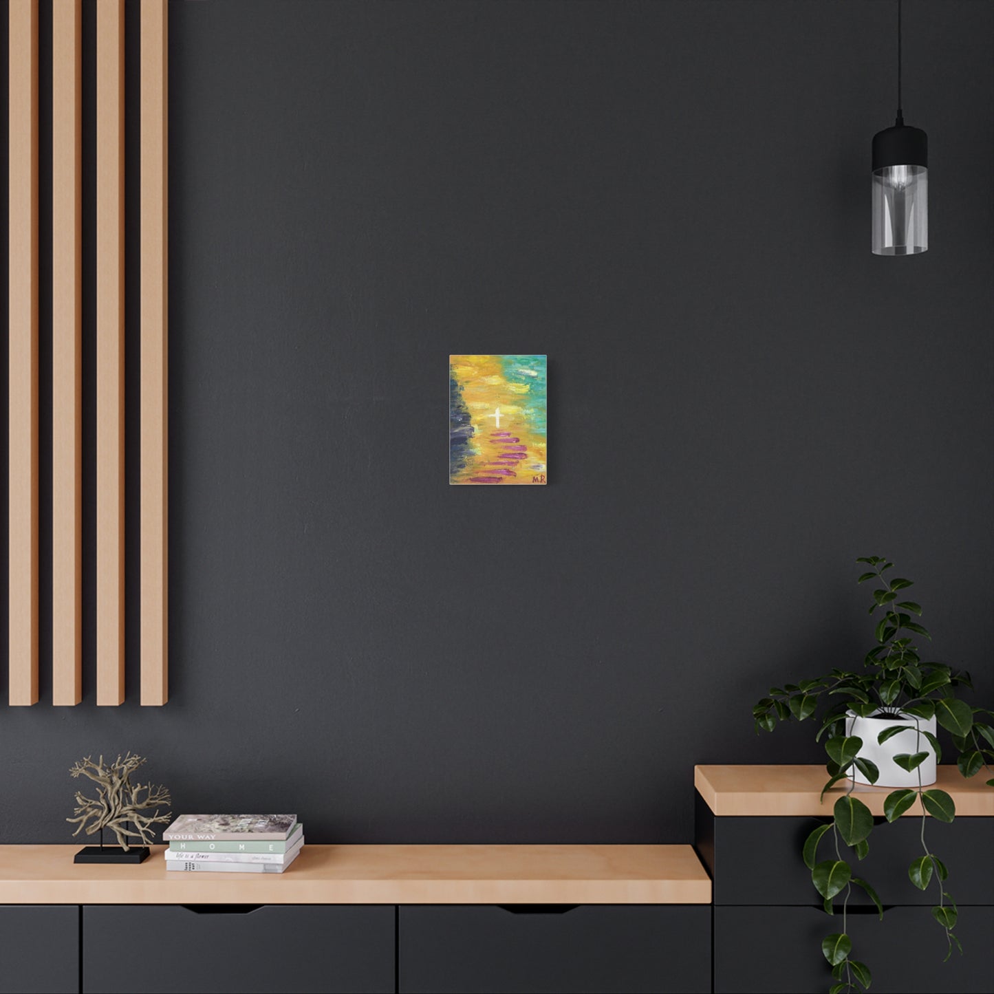 In All His Glory Matte Canvas Print
