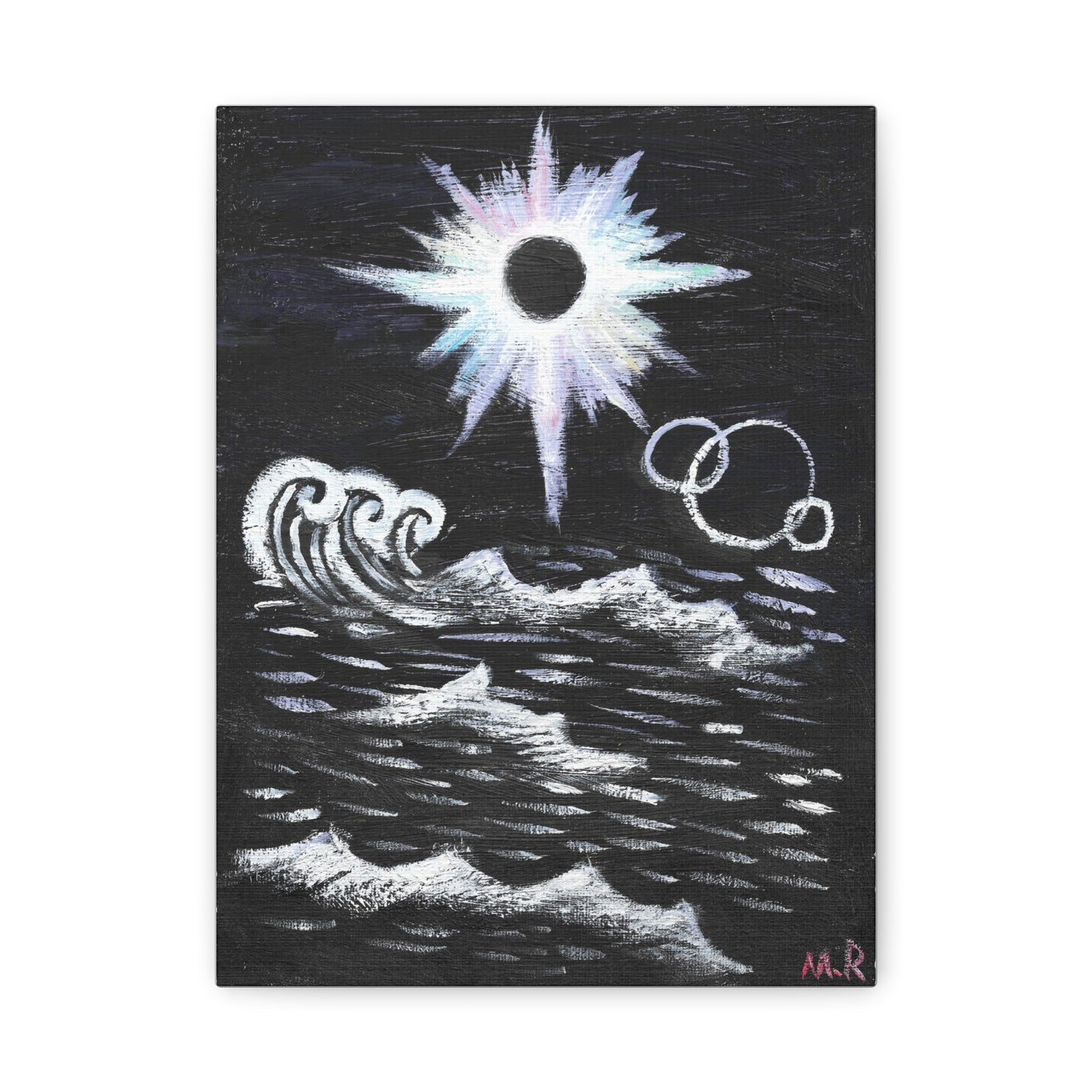 Black Moon - Seascape Canvas